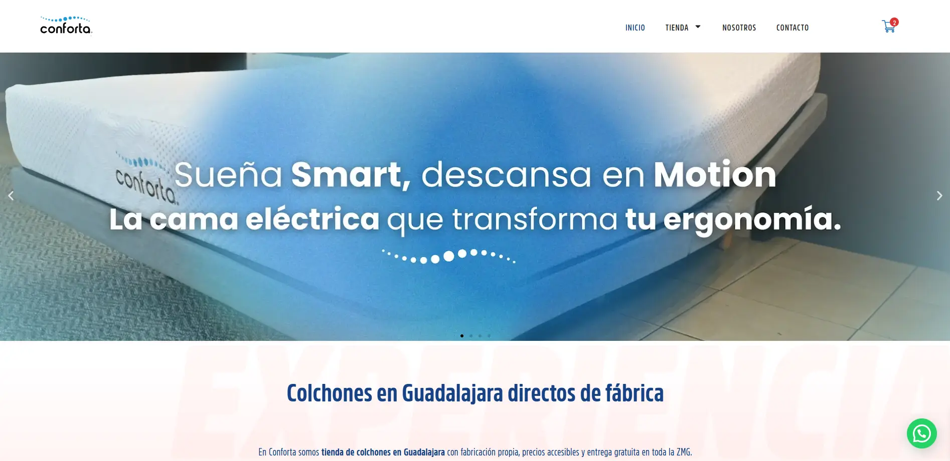 Proyecto web Colchones Conforta - E-commerce - Desarrollado por Eduardo Leal